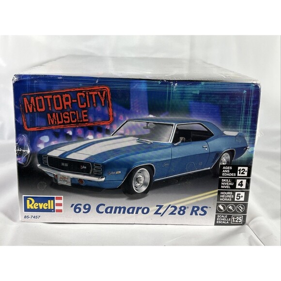 Revell ‘69 Z/28 RS Camaro RS Model Kit • NEW• Motor City Muscle 85-7457 - Picture 4 of 6